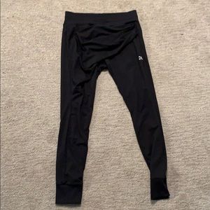 Pants - Black joggers with swoop Pants - Black joggers with swoop